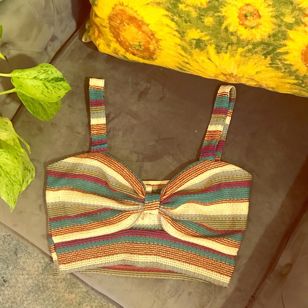 Retro Crop Top Bralet | Medium